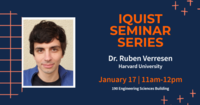 IQUIST Seminar Series, Ruben Verresen, Harvard University. January 17, 2023 at 11am in 190 Engineering Sciences Building