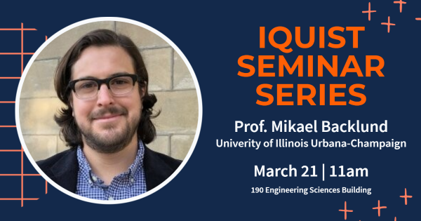 IQUIST Seminar: Quantum and Quantum-Inspired Microscopy of Molecules and Materials, Mikael Backlund, UIUC