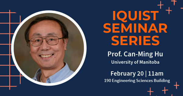 IQUIST Seminar:Coherent Microwave Emission Using Cavity Magnonics, Can-Ming Hu, Distinguished Professor, University of Manitoba