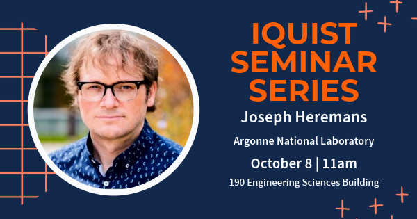 IQUIST Seminar: Developing quantum technologies through materials design and integration, Joseph Heremans, Argonne National Laboratory