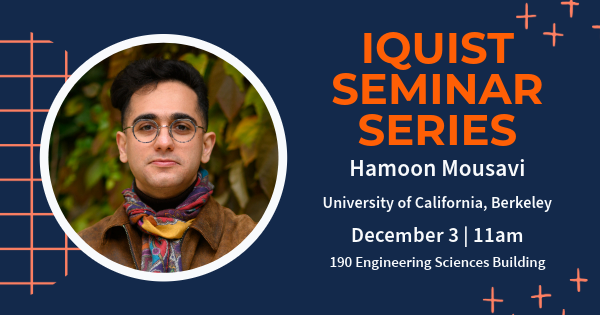 IQUIST Seminar: Algebras, CSPs, and Quantum Computing, Hamoon Mousavi, University of California, Berkeley