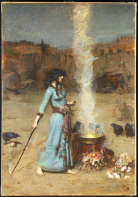 The Magic Circle by John William Waterhouse (1886)