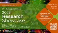 iSchool Research Showcase flyer