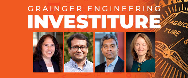 College of Engineering, All Events: Investiture Celebration for: Nancy  Amato, Arindam Banerjee, Chandra Chekuri, Tandy Warnow