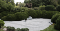 Dry rock garden at Japan House