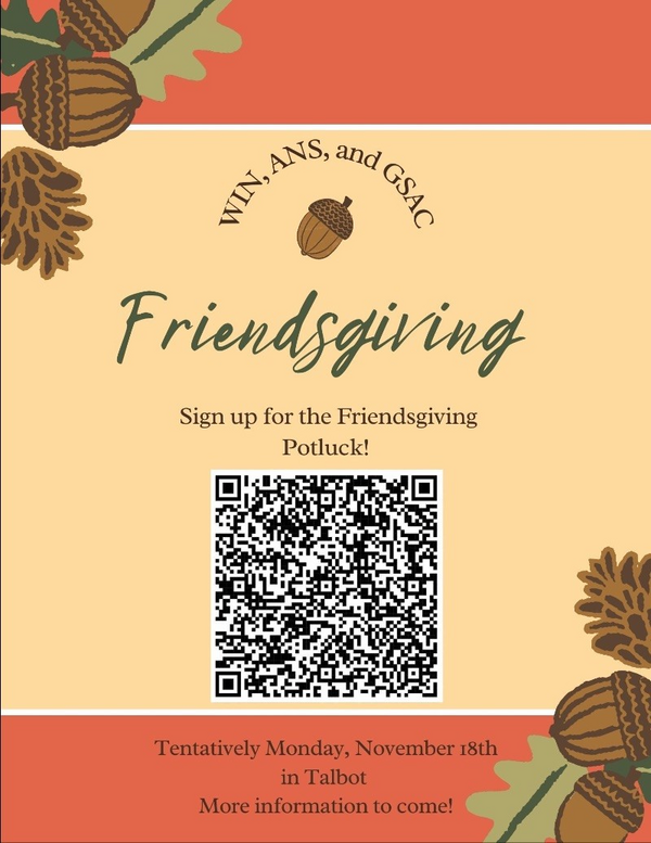 WiN ANS GSAC Friendsgiving