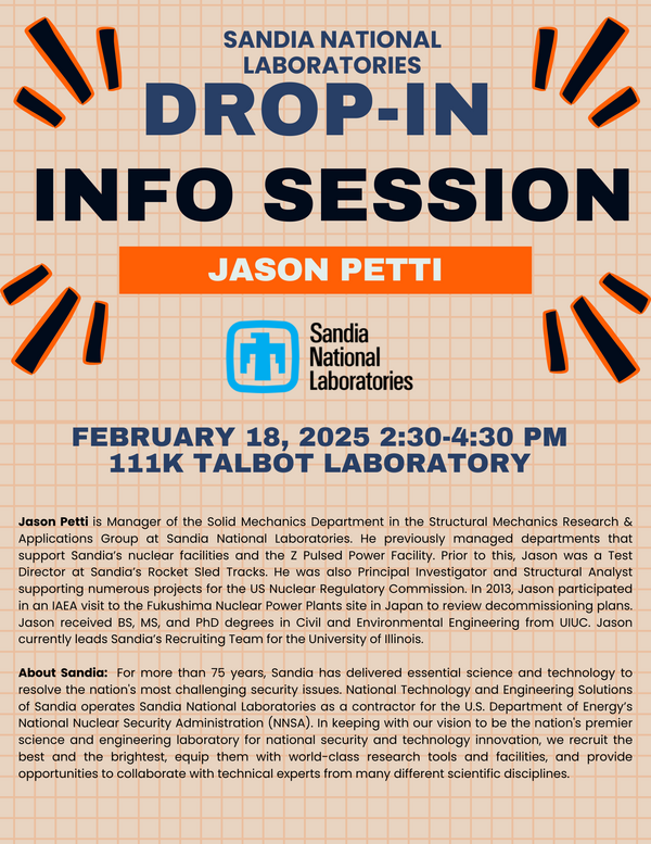 Sandia National Laboratory Info Session