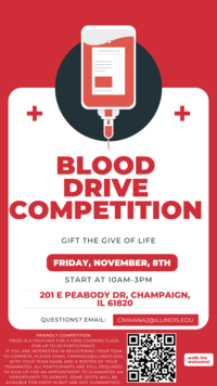 Blood drive donation competition