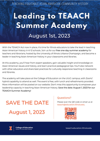 Leading to TEAACH Summer Academy