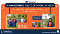 Graduation photos on the quad