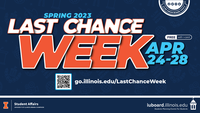 last chance week graphic with event details