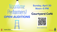 noontime auditions graphic
