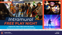intramural free play night graphic
