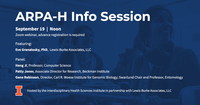 ARPA-H Info Session. Sept. 19 at noon.