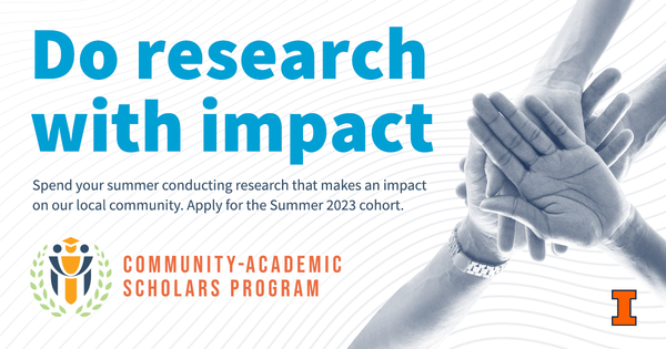 2023 Community-Academic Scholar application now open | Apply by Feb. 6