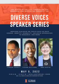 Diverse Voices Speaker Series Flyer