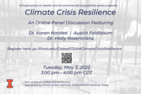 flyer for Global STEAM event - Climate Crisis Resilience
