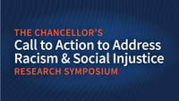 Call to Action to Address Racism & Social Injustice Research Symposium Wordmark