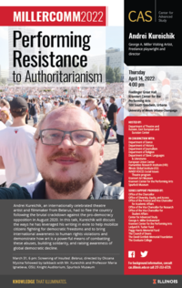 Performing Resistance to Authoritarianism (MillerComm 2022) Flyer