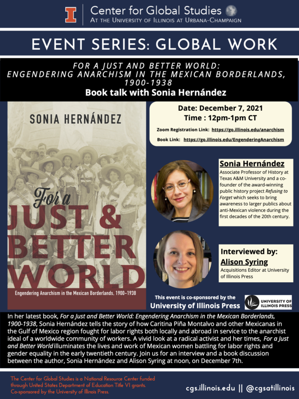 The flyer for Sonia Hernandez's book launch