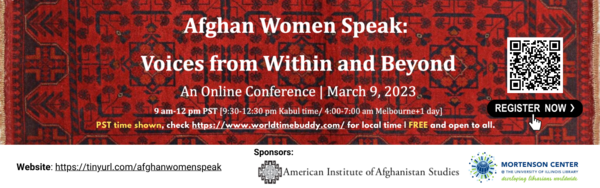Afghan Women Speak: Voices from Within and Beyond