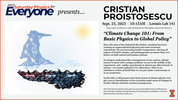 Saturday Physics for Everyone: Climate Change 101: From Basic Physics to Global Policy