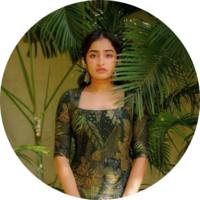 photo of Niharika Elety, a young South Asian women in a stylish dress