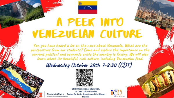 General Events: iCU Intercultural Dialogue Series: A Peek into Venezuelan  Culture