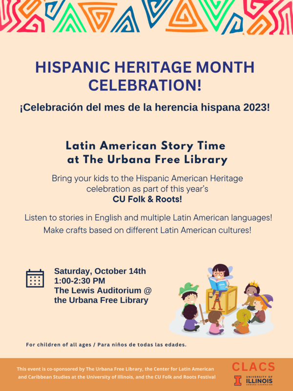Flyer for the Hispanic Heritage Month
