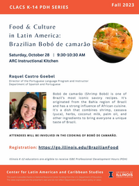 flyer with the information for the cooking class. the information is also on the event's page