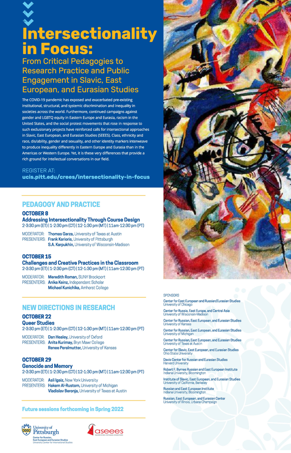 Center For Global Studies Aseees Pitt Intersectionality In Focus Series Queer Studies